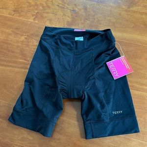 Terry Women’s Bike shorts. Size large.
